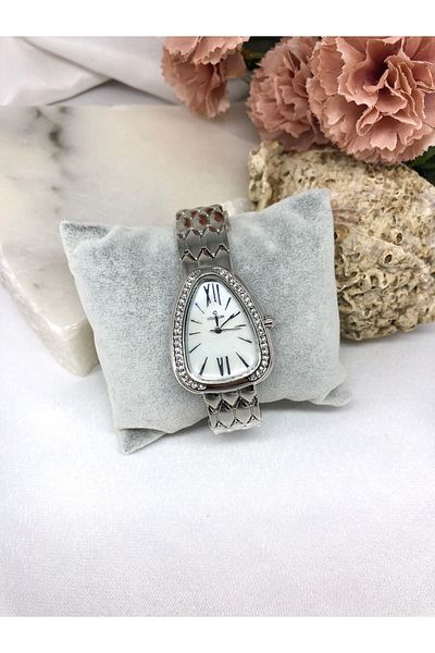 Coliseum Triangle Silver Stone Women's Wristwatch