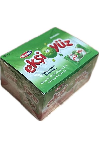 SAADET Sour Face GUMMY WATERMELON 100 PIECES