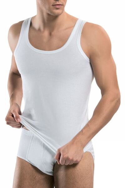 jilly jo Білий чоловічий спортивний комплект трусів - упаковка з 12 штук