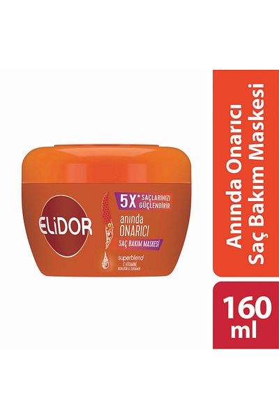 Elidor Superblend Hair Care Mask Instant Repair Vitamin C Keratin Ceramide 160 ml