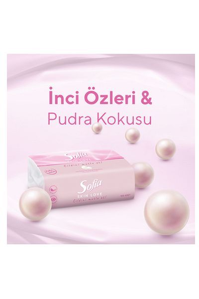 Sofia Skin Love Powder Scented Wipes 3 Pack of 100