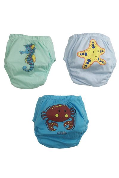 bejamonti chocolate baby kids 3-Piece Training Pants Set for Baby Boy