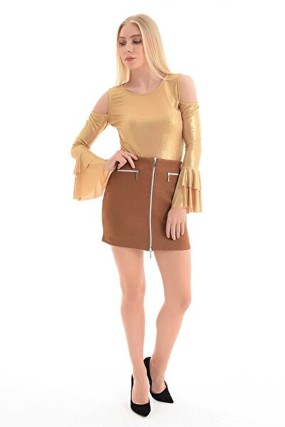 Sense Women's Mink Suede Skirt Etk31670