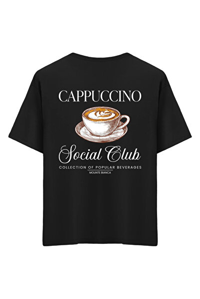 Mounte Bianca Unisex kapućino - Oversize kroj T-shirt