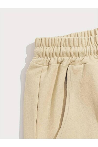 CAST COLLECTİON Beige Colored Women's New York Tracksuit Set