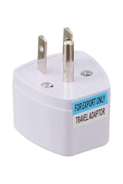 Tek-İş Seyahat Adaptörü Amerika Topraklı Erkek Fiş Ingiltere Amerika Fiş Çevirici Priz Dönüştürücü
