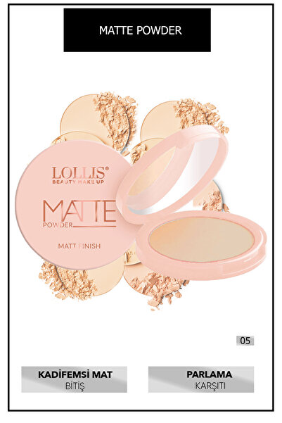 Lollis Matte Powder Matte Finish That Provides High Coverage and Long-Lasting...