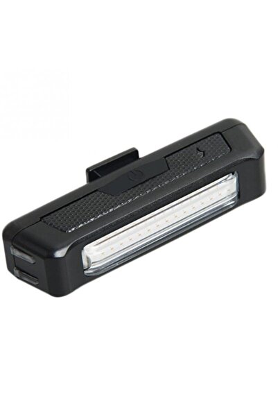 Peak Bisiklet Işığı Led Ön Ikaz Işık Lamba Usb Şarjlı 130 Lümen