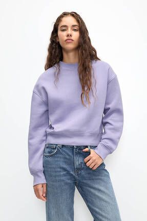 Pull and bear lilac sweatshirt outlet