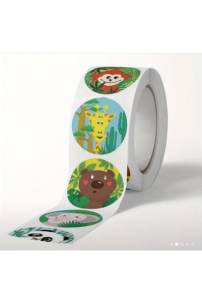 Sonic Label Sticker for Cute Animals - Sticker Book Phone