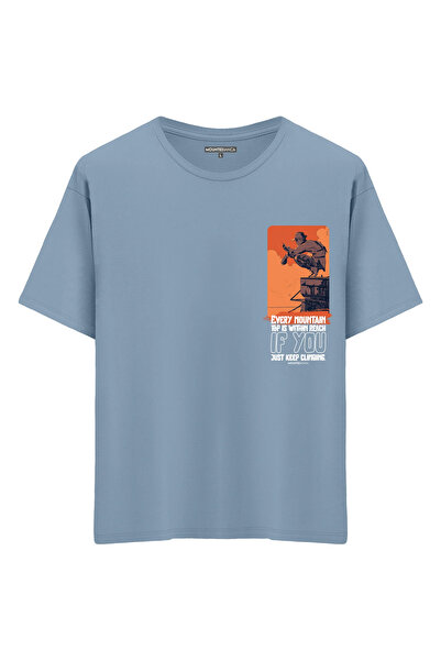 Mounte Bianca Unisex penjanje - Oversize kroj T-shirt