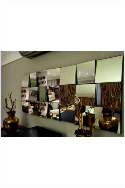 dedeler dekor Dama 140x60cm Parça Bizoteli Dekoratif Ayna