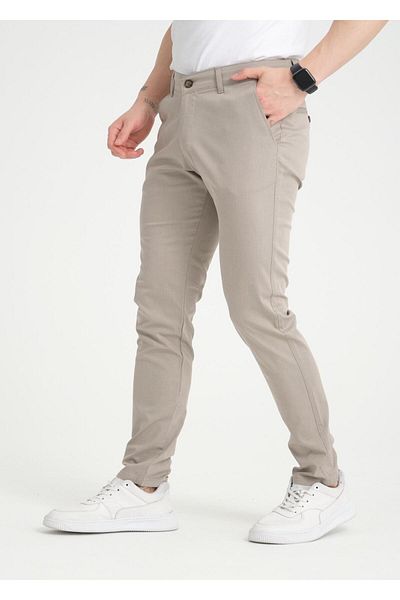 VAD Ανδρικό βαμβακερό παντελόνι - Slim Fit