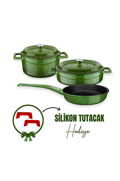 Lava Döküm 3x Trendy Series 6-Piece Pot & Pan Set