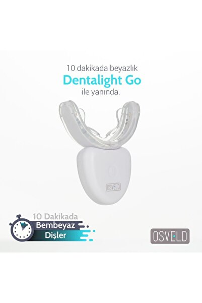 OSVELD Dentalıght Go Mavi Işık Teknolojisi Ile Diş Beyazlatma Cihazı Beyaz