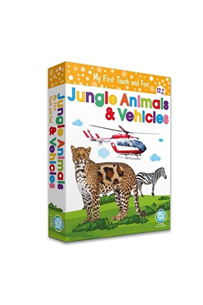 Circle Toys ماي فيرست تاتش - ملمس للحيوانات الغابة والمركبات، باللغة التركية والإنجليزية