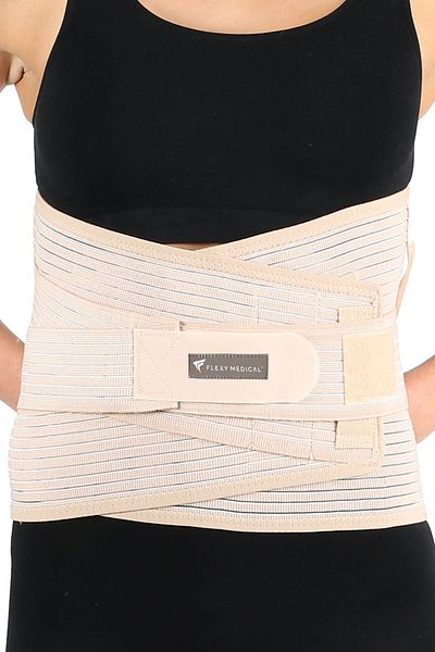 Flexy Medical Steel Underwire Corset (26CM) - Waist Pain Herniated Disc Corset Orthopedic Adjustable