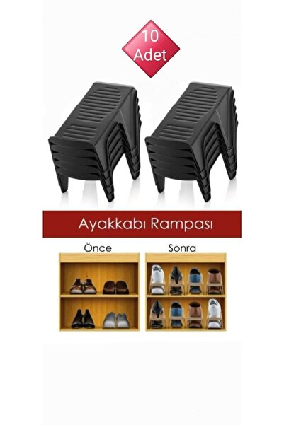 Herza House Единична рампа за обувки, 10 броя