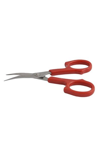 TDM 5 Inch (13 cm) Curved Embroidery Scissors with Plastic Handle