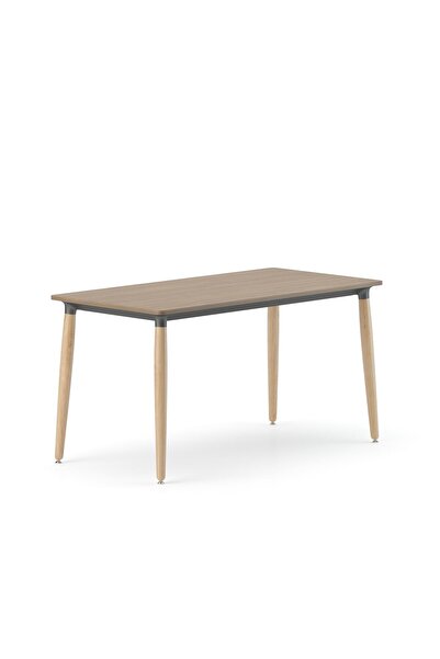 Bürotime Era Çalışma Masası, Samba & Ahşap Ayak, 70x140cm