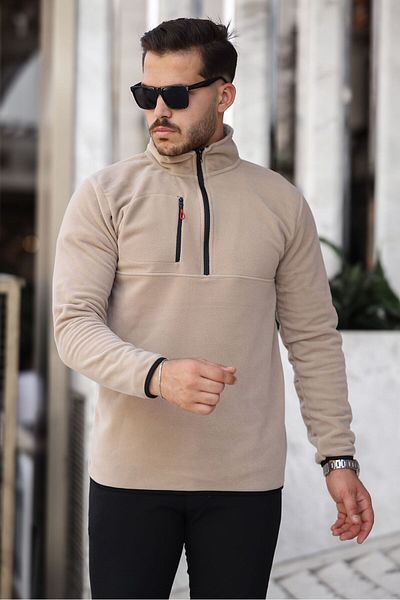 Miralbas Flat Fleece with Half Zipper