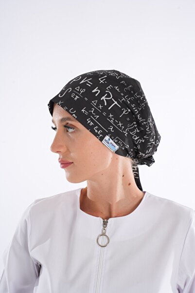 Nur Medikal Giyim Formül Desenli Tesettür Doktor Hemşire Hastane Aşçı Cerrahi...