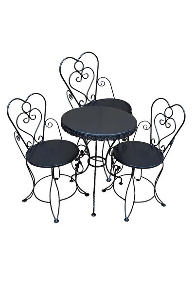 Ferforje Naz tasarım Naz Tasarım Ferforje Dekorasyon Masa & Sandalye Takımı 1...