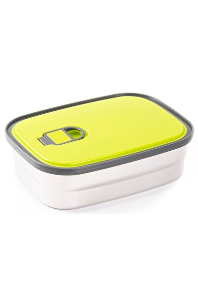 Tantitoni Tedemeı Mavi Kapaklı Paslanmaz Çelik Yemek Taşıma Kabı 680ml