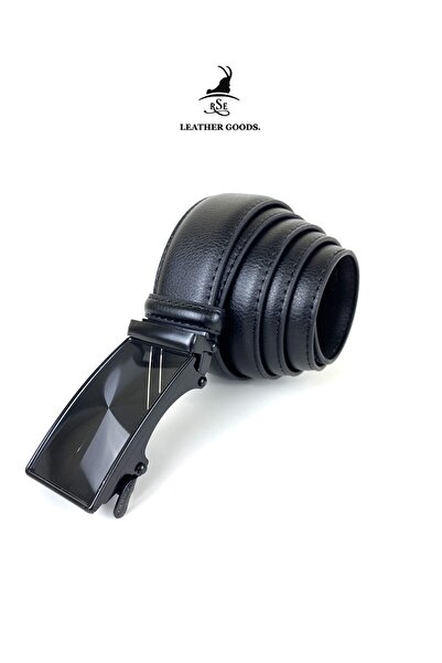 Rse Leather Goods Otomatik Tokalı Erkek Kemeri - Suni Deri - Deliksiz Kemer