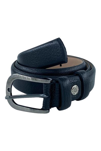 Süzer Deri Women's 100% Genuine Leather 3 cm Wide Belt with Buckle