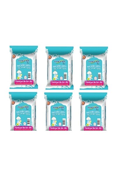 FRESHNSOFT Fresh'n Soft Islak Tuvalet Kağıdı 6'lı Fırsat Paketi/360 Yaprak