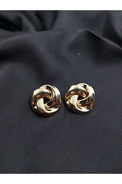 Demeter Büyük Gül Altın R. Küpe