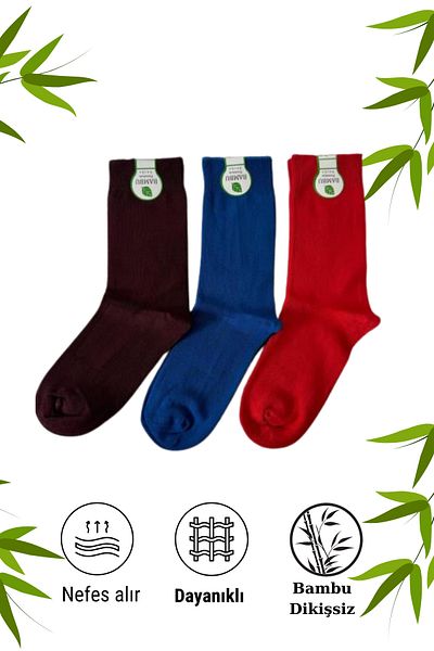 stellare Seamless Bamboo Colored Socks 3 Pairs