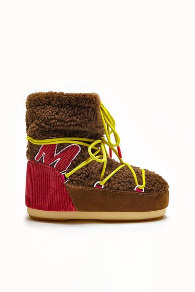 MOON BOOT 14602300001 Light M Patch Shearl Brownred
