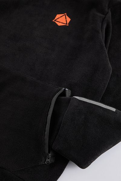 Trendyol Collection Φούτερ περιορισμένης έκδοσης Μαύρη στάμπα Fleece Anti-pilling - TMNAW24SW00122