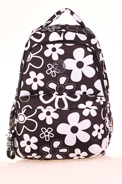 KAUKKO Favorite Sırt Çantası White Flowers K1694