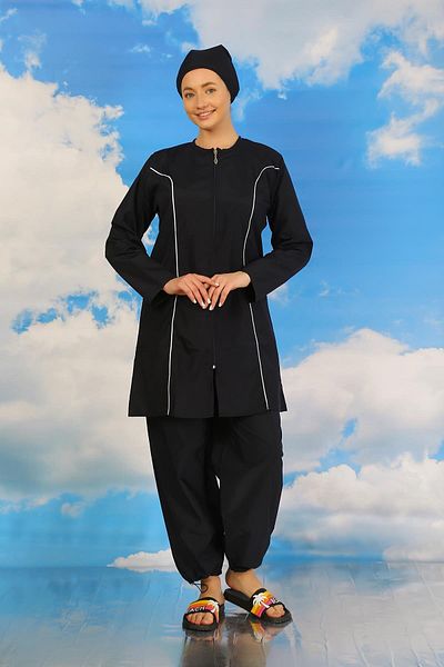 Akbeniz Μαγιό Navy Blue Hijab - Γυναικείο 31060