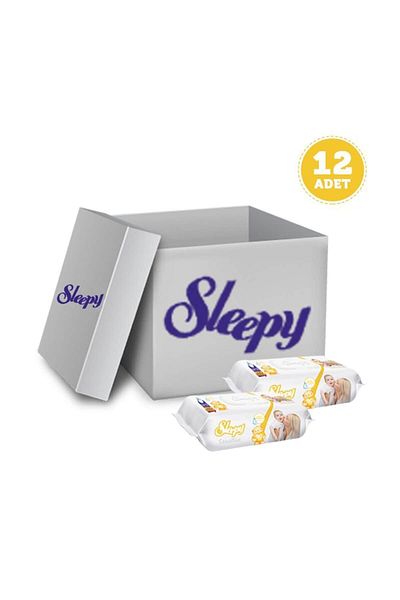Sleepy Sensitive Sheet Covered Wipes - 90Pcs X 12 Pieces