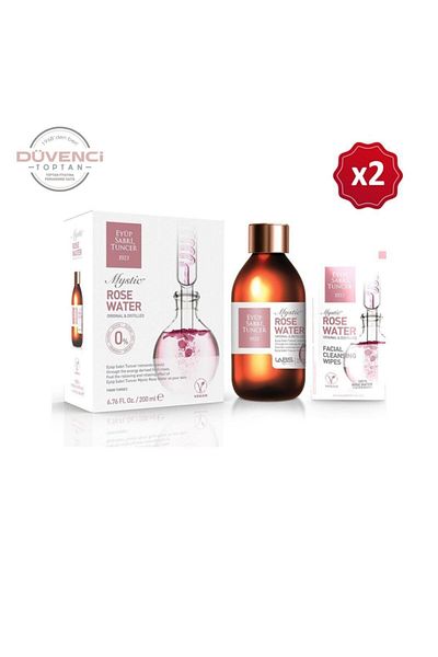Eyüp Sabri Tuncer 200 ml X 2 Glass Bottles Mystic Rose Water