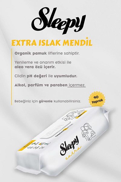 Sleepy Buy 7 Pay 6 Extra Wet Baby Towels with Gift