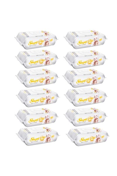 Sleepy Leaf Colored Sensitive 90 Wet Wipes - Pack of 12