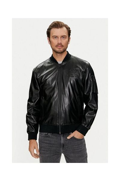 Guess District Faux Leather Coat