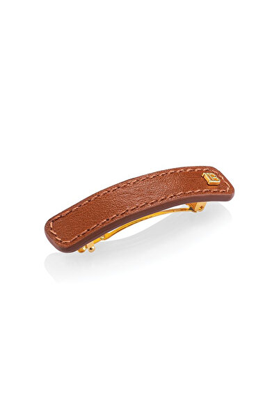 BALMAIN Riviera Barrette Cognac Medium