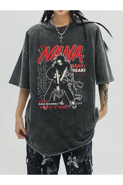 Aesthia T-shirt MINGALONDON Unisex Nana Printed Vintage