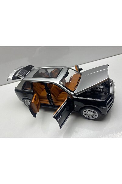 Hepsilazım Rolls Royce Metal Model Araba Metal Oyuncak Araba 1.24 Koleksiyon Araba Kapılar Açılır Sesli Işıklı