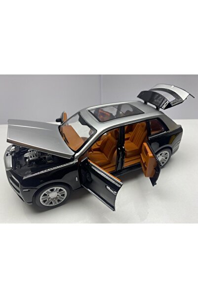 Hepsilazım Rolls Royce Metal Model Araba Metal Oyuncak Araba 1.24 Koleksiyon Araba Kapılar Açılır Sesli Işıklı