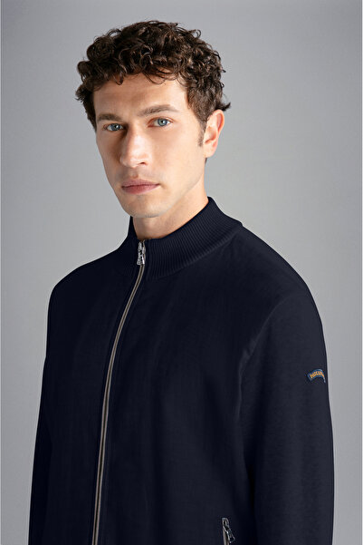 PAUL&SHARK COTTON SWEATER WITH ZIP