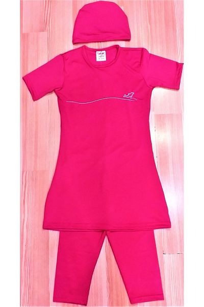 Sunsurf Lazella Short Sleeve Children's Hijab Swimsuit Half Covered New Season