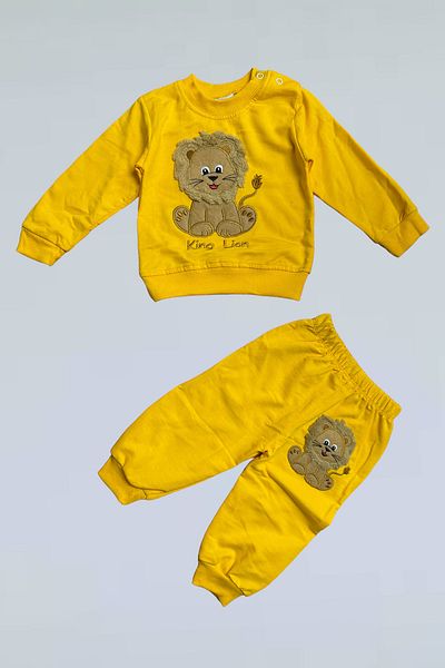 Peki 5-piece Cotton Lion KingLeonKing Nakislı Children's Gift Set - Fan 14568
