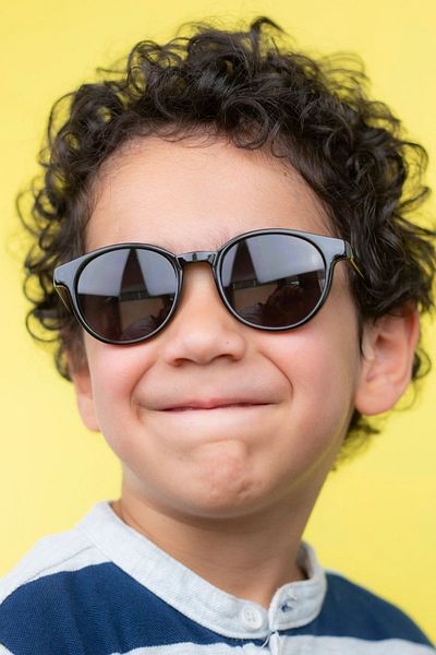 Focus On Unisex Polarized Kids Sunglasses |   Black |   2-8 Years Old |   Light Flexible